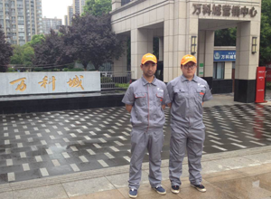书香路万科城小区除甲醛施工案例