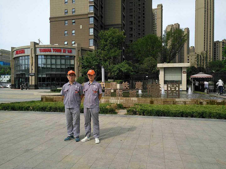 中铁建国际城曦园小区荃芬除甲醛施工案例