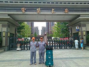 紫禁长安小区荃芬除甲醛施工案例