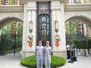 万科翡翠国际荃芬除甲醛施工案例