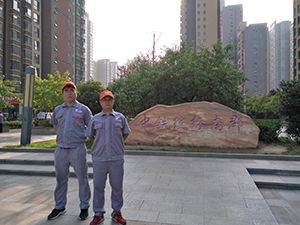 中铁缤纷南郡荃芬除甲醛施工案例