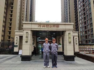 万科金域东郡除甲醛施工案例