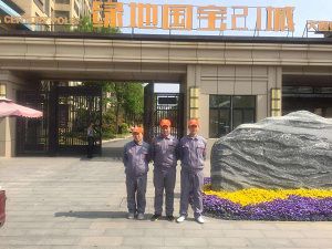 绿地国宝21城除甲醛施工案例