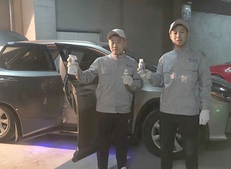 雷克萨斯车内阜新除甲醛施工案例