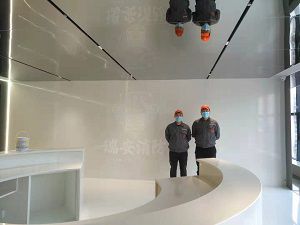 粤汉国际瑞安消防除甲醛施工案例