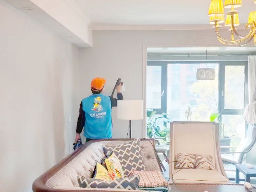 曲江南湖艺境二期除甲醛施工案例