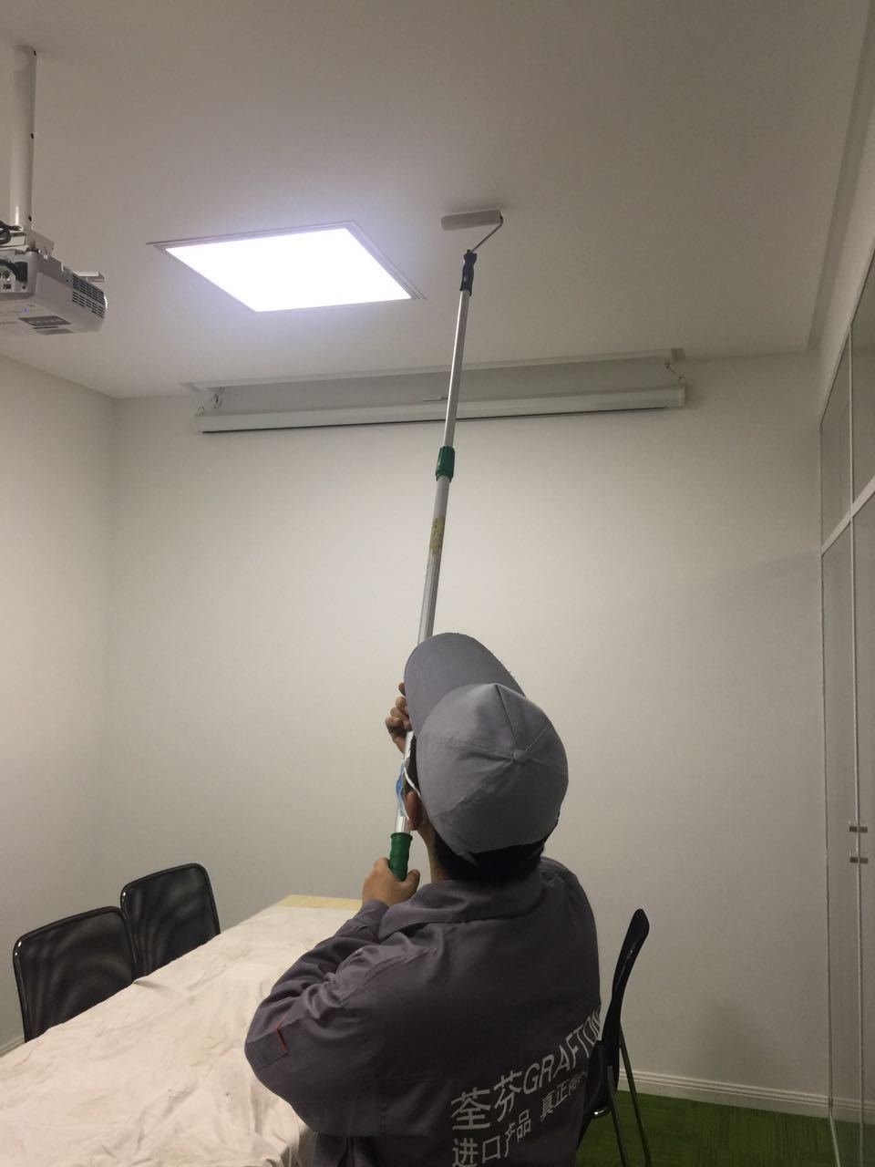 滚筒施工