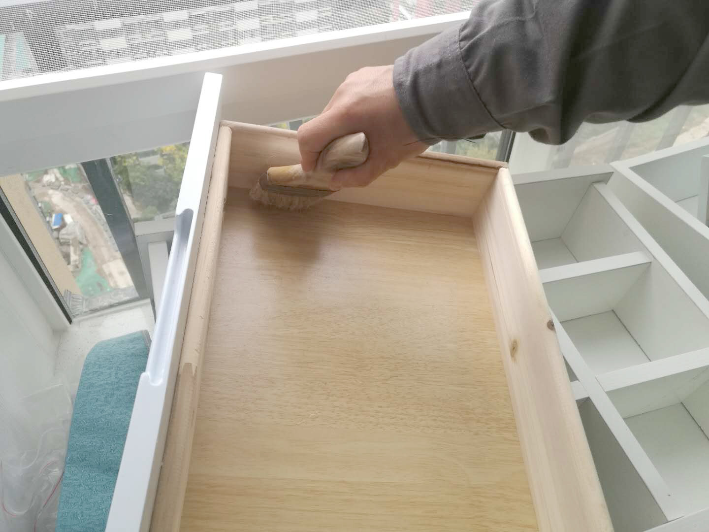 柜子抽屉刷子精细化处理