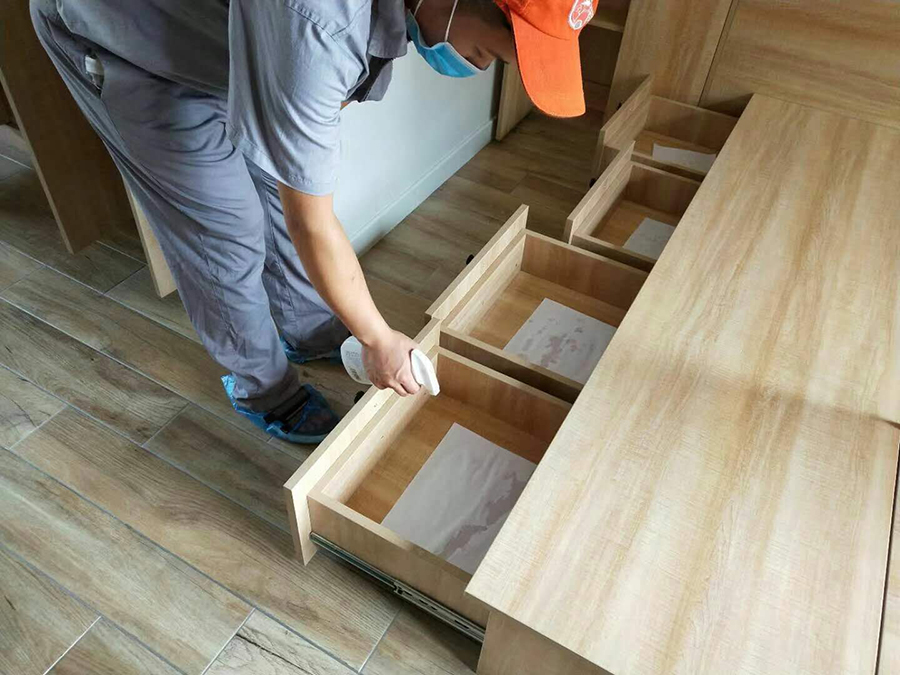 木柜抽屉放入A4纸重点治理