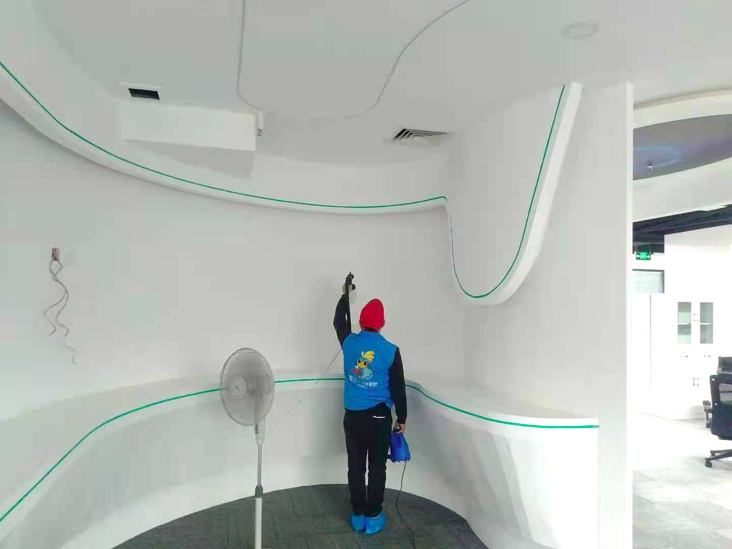 公司形象墙施工治理