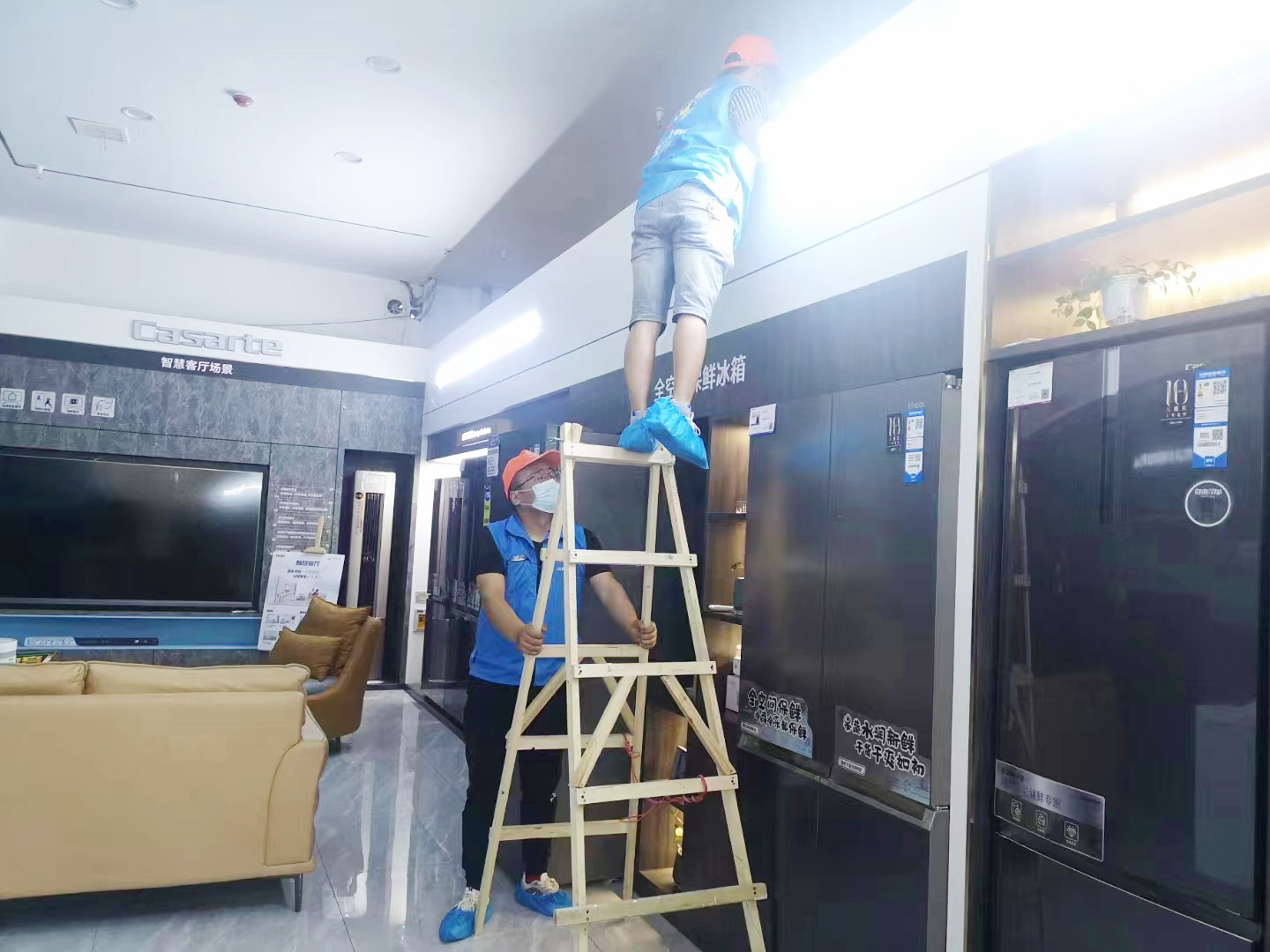 顶面喷枪喷涂施工治理