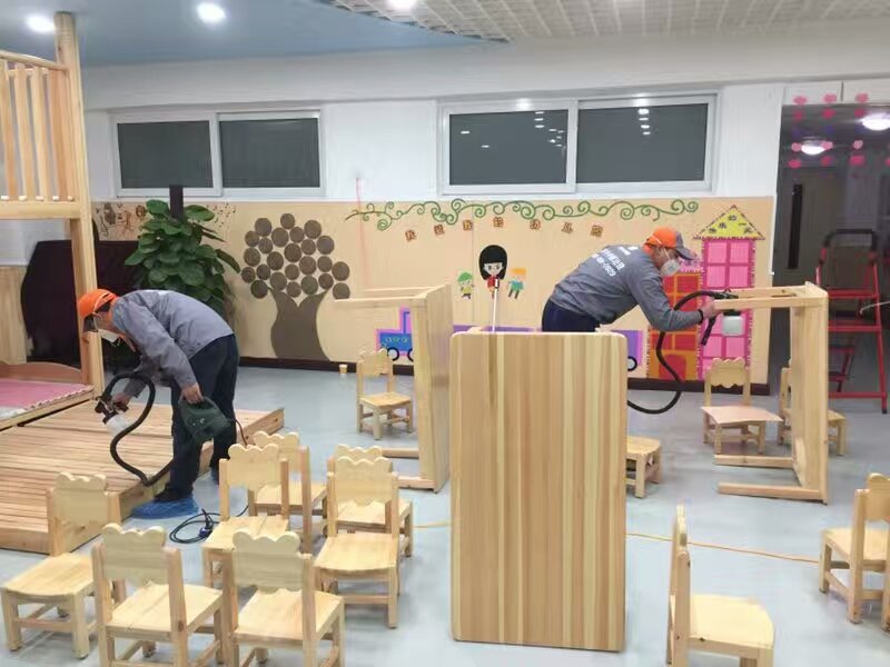 北京大峪第二小学附属幼儿园桌子重点施工